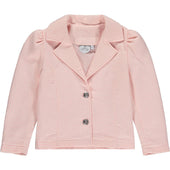 A'Dee Girls Pale Pink Houndstooth Blazer